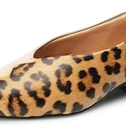 denill Women Multi Color Lion Design Flat Pointed Bellies Sandals-picture-14