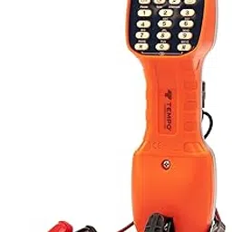 TEMPO Communications TM-700 Telephone Test Set | Lineman's Butt Set Phone Tester w/LCD Display | ABN Bed of Nails & Spike Croc Clips & RJ11 | DSL Line Filter (Professional Grade) (TM-700)-picture-41