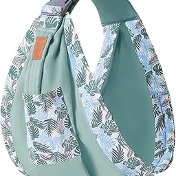 MYADDICTION Baby Carrier Sling Dual Use Baby Holder Straps for Newborn Babies (0-36M) Light Green-picture-46