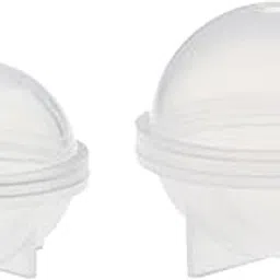 MERISHOPP 2 Pieces Sphere Ball Shape Silicone Mould for Resin Casting Craft 20mm 60mm-picture-20