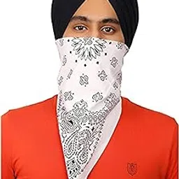 bismaadh Cotton Novelty Double Sided Print Paisley Cowboy Bandana Scarf Headband Handkerchiefs Pack of 1-picture-15