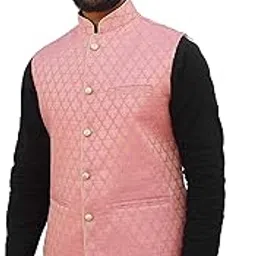 Brocade Zari Nehru and Modi Jacket for Men's-image-46