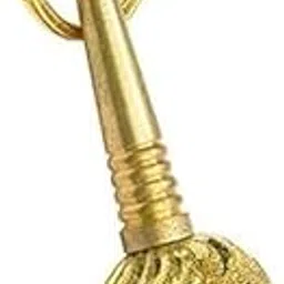 Hanuman Ji/Bajrangbali Gada Metal Keychain Keyring Gift For Men, Women, Boys, Girls and Friends, Car Bag Pendants Keyring Key Holder, Golden-picture-18