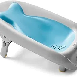 Skip Hop Moby Recline & Rinse Bather,Pack of 1,Blue image 1