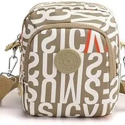 J I Women’s Crossbody Sling Bag For Everyday Use, Shoulder Bag with Multiple Zipper Pockets, Adjustable Strap, Water Resistant Handbag for Travel, Shopping, College-image-13
