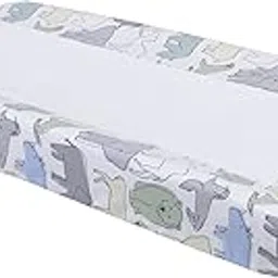 Dwell Studio Caravan Animal Print Changing Pad Cover, Aqua/Gray/Green/Yellow-picture-27