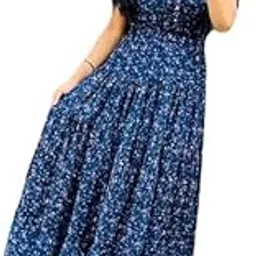 Elegant Women's Georgette A-Line DressSS-picture-31
