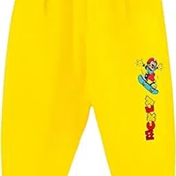 Kids Cotton Blend Track Pant for Boys & Girls. Unisex Cartoons Printed Kids Track Pants.-picture-52