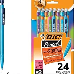 BIC Mechanical Pencil With Colorful Barrels-Pack Of 24,Black-picture-23