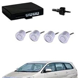 Waterproof White Reverse Car Parking Sensor System Led Display with 4 Parking Sensors Alarm Kit for Innova.-picture-13