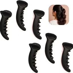 DWELL Medium Claw Clips For Thick Hair, Wide-open Large Hair Clips Ponytail Holder Hair Clips Hair Accessories For Women Girls (Multicolour) (Floral 9)-picture-28