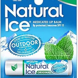 Natural Ice Mentholatum Medicated Lip Protectant Spf-15, 4g (Pack Of 12)-picture-33