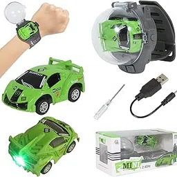 SJYIH Toys Gift For 3-8 Year Old Boys Girls,Mini Remote Control Car Watch Toys,2.4 Ghz Watch Racing Car For Kids Boys Girls Toys Age 3-8 Best Birthday Easter Gifts For Girls Boys,Green-picture-22