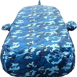 Baleno Waterproof Car Cover with Mirror & Antenna Pockets, Airforce Design, 4x4 American Matty,Triple Stitched, Compatible with Maruti Baleno Car Cover (2015 to 2024), Baleno Car Accessories-picture-19