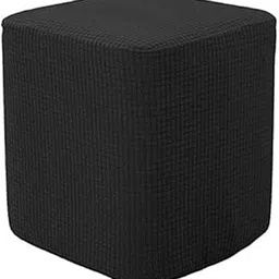 2xSquare Foot Rest Ottoman Covers Decorative Footstool Slipcover Black|Home & Garden | Furniture | Slipcovers|1 Piece Square Footstool Ottoman Cover(2 Pack)-picture-34