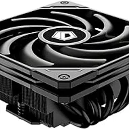 ID-COOLING IS-55 Black CPU Cooler Low Profile 57mm Height CPU Air Cooler 5 Heatpipes 120x120x15mm Slim Fan, CPU Fan for Intel LGA1700/115X/1200; AMD AM4/AM5-picture-17