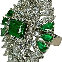 shanaya Ring For Women Stylish Adjustable American Diamond AD Finger Ring For Girls And Women Gift For Birthday Wife Girlfriend Design 6-picture-11