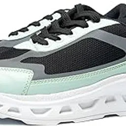 volton Sage Illusion Green Sports Shoes | Lightweight Chunky Sole with Cushioned Insole & Reflective Radium Patches | Stylish | Durable | Comfortable Modern Design-picture-57