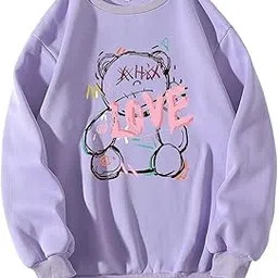 lymio Women Woolblend Crew Neck Sweatshirts-picture-27