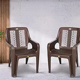 Prima Plastic Chair Audi2 | Set of 2 Indoor Outdoor Chair | Patio Chair | 100% Virgin Plastic Stackable Chairs for Dining Room, Bedroom, Living Room, Balcony, Office Work and Shop-picture-40