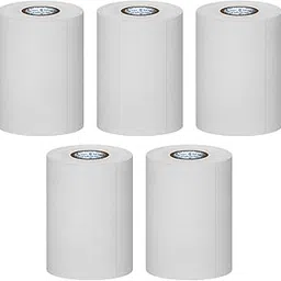 VCR White Thermal Paper POS Roll - 79mm / 3 inches Width x 30 Meters in Length - Pack of 10 Rolls for Printing Receipts - Billing Machines/Register - 55 GSM Thickness - Black Colour Printing-image-24