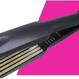 Professional Hair Crimper KM-332C, BLACK, Ceramic Plates, Wide Crimping Iron (Pink)-picture-44