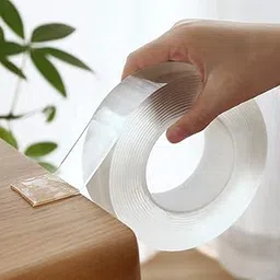YOGKEV Silicone sealant for kitchen sink sealer tape hob gas stove gasket tape sink gas leakage protector sink protector side water protector double side Nano tape || 5 Meter image 1