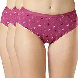 romano nx Women's High Coverage Super Combed Cotton Mid Waist Hipster with Concealed Waistband and StayFresh Treatment (Pack of 3_Colors & Prints May Vary)-picture-16