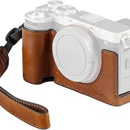 SmallRig A7C II / A7CR Camera Leather Case Kit for Sony Alpha 7C II/Alpha 7CR, Retro Style Leather Camera Half Case with Wrist Strap, Aluminum Alloy Frame, for Tripods/Handheld Shooting - 5015-picture-12