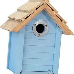 CALANDIS™ Bird House Decorative Wooden Nest Bird Nest for Small Birds Robin Bird Viewing | Birdhouses | Bird & Wildlife Accessories | Yard, Garden & Outdoor Living-image-8
