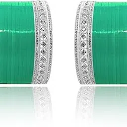 bangleskart Bridal Punjabi Short AD Chuda Bangle Set for Women-picture-12