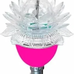 Satguru Rotating Crystal Lotus LED Bulb, LED Light, LED Disco Single Disco Ball-picture-58