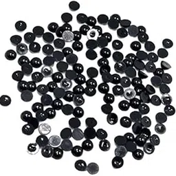 Enakshi® 4xBlack Half Pearl Beads Flat Back Cabochon for DIY Scrapbooking 8mm 150pcs|Crafts | Multi-Purpose Craft Supplies | Crafting Pieces | ons-image-71