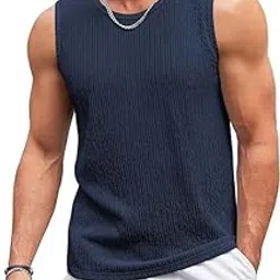 Sando for Man Regular Fit Sleeveless Sports Tshirt Gym Wear Ribbed Undershirt Tank Top Men-image-1
