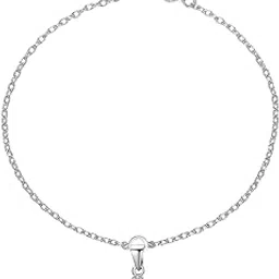 highspark 925 Sterling Silver Anklet Payal | Flower Charm Anklet for Women & Girls | Lovely Gift-picture-18