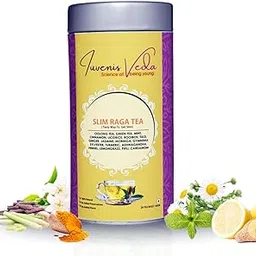 Iuvenis Veda Organic Green Herbal Slim Raga Tea – 20 Tea Bags Boosting Fat Reducing, Enhance Your Metabolism For Man And Woman-picture-45