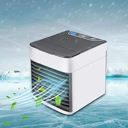 Blueland Latest Personal Air Cooler Fan, Portable Conditioner, Humidifier, Purifier 3 in 1 Evaporative with Speed, Mini AC USB Cooling Desktop Fan for Bedroom, Travel, Office-image-14