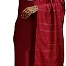 libas Gerua Womens Yoke Design Silk Blend Straight Kurta With Trousers and Dupatta-picture-38