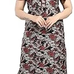trundz Printed Alpine Nighty with Pocket(225)-picture-39