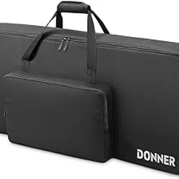 Donner 61 Key Keyboard Case Bag, Electric Piano Padded Case Gig Bag 40"x16"x6" Black-picture-40