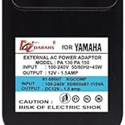 DARAHS Adaptor Power Supply Cord for Select Synthesizers/Stage Piano's/Portable Keyboards/Piaggero Digital Piano/Drum Machine Series & Compatible with Yamaha Keyboard-picture-33
