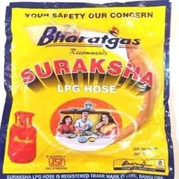 Quality Products BHARATGAS Rubber Steel Wire Reinforced L.P.G. Safety Gas Pipe Hose Pipe ISI and ISO Certified, 1.5M (Red)-picture-27