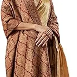 pashmoda Women Shabnam Kashmiri Jamawar Woven Shawl, Kaani Jacquard Shawls, Stole, Wraps, Luxury Pashmina Evening Wrap (Size: 101X203 CM)-picture-24