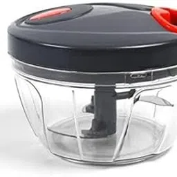 Vegetable Choppers| Design - 21 Plastic 450ml Kitchen Chopper with 3 Blades and 1 Plastic Whisker Mult for Home and Kitchen-picture-18