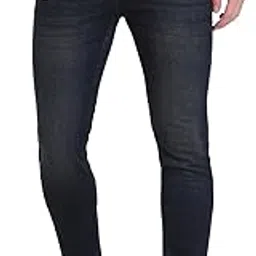jadeblue Dark Blue Washed Slim Fit Jeans | Cotton Stretch | Modern Denim | Comfortable Fit-picture-17