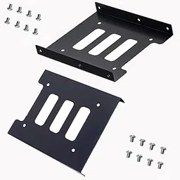 ECKDZMY SSD Bracket 2.5 to 3.5 Mounting Bracket Hard Disk Adapter (2 Pack) (Black)-picture-22
