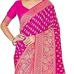 samah Women's Pure Soft Kanjivaram Silk Saree For Wedding Banarasi Style Saree with Unstitched Blouse Piece-picture-38