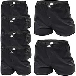 Soft Loose Boxer Shorts Men's 10 Pack or 6 Made of 100% Cotton Underpants Men Comfortable Breathable Men's Underwear-image-36