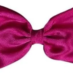 dress to match Charming Fabric Stylish Bow Hair Clip/Back Pin (3.07 Inch) for Girls and Women - Dark Pink-picture-18