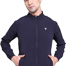 technosport Men's Lightweight Woven High Neck Sporty Jacket (PM-86)-picture-18